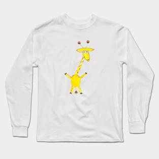 Hand Drawing of a Giraffe Long Sleeve T-Shirt